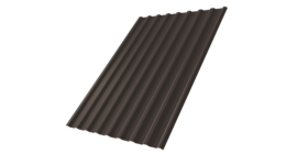 Профнастил С20R 0,5 Rooftop Бархат RR 32 темно-коричневый