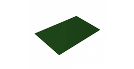 Плоский лист 0.45 Drap с пленкой RAL 6005 зеленый мох