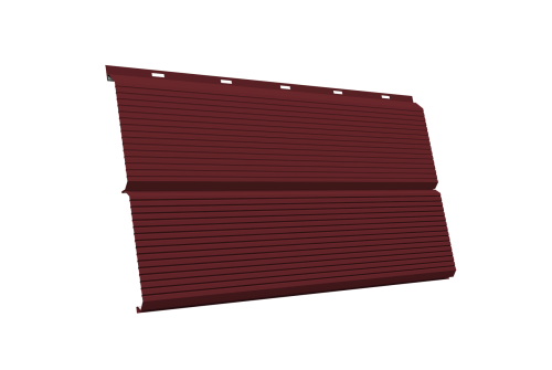 ЭкоБрус 0,345 Gofr GL 0.45 Drap с пленкой RAL 3005 красное вино