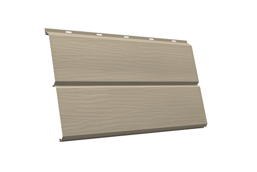 ЭкоБрус 3D 0,345 GL 0.5 Satin с пленкой RAL 1015 светлая слоновая кость