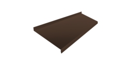 Отлив простой 250 0,5 PurPro Matt 275 RAL 8017 шоколад (2м)