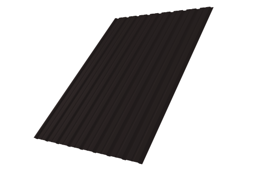 Профнастил С10В 0.45 Drap TX RAL 9005 черный