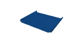 Кликфальц Pro Line Grand Line 0,45 PE с пленкой на замках RAL 5005 сигнальный синий