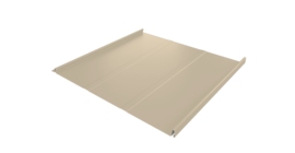 Фальц двойной стоячий Line Grand Line 0,5 Satin с пленкой на замках RAL 1015 светлая слоновая кость