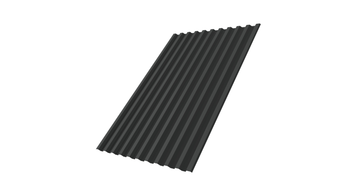 Профнастил С21R 0.45 Drap TX RAL 7016 антрацитово-серый