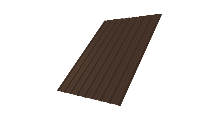 Профнастил С10В 0.45 PE RAL 8017 шоколад