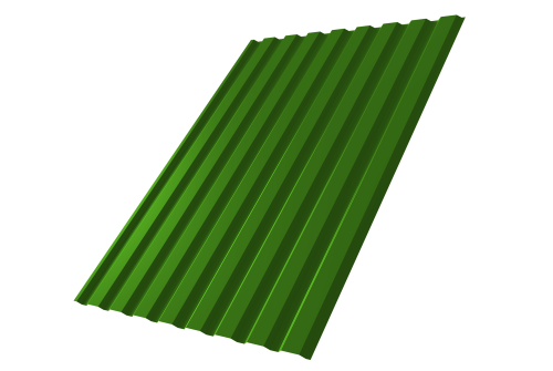 Профнастил С20А 0.45 PE RAL 6002 лиственно-зеленый