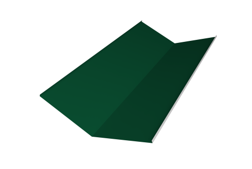 Планка ендовы нижней 300х300 0,5 Satin Matt TX RAL 6005 зеленый мох (2м)