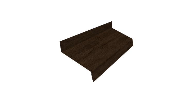 Отлив простой 50 0,45 Print Elite Antique Wood TwinColor (3м)