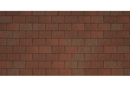 Битумная черепица TEGOLA TOSCANA terracotta 406 (терракотта)