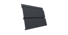 Квадро брус 0.45 Drap TwinColor с пленкой RAL 7024 мокрый асфальт