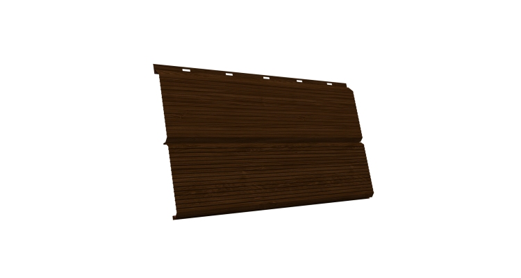 ЭкоБрус 0,345 Gofr 0.45 Print Elite Choco Wood TwinColor