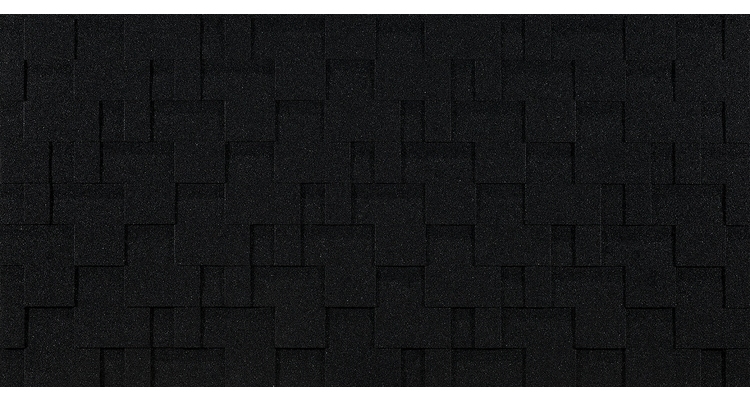 Гибкая черепица Eurasia, Лабиринт, Черный