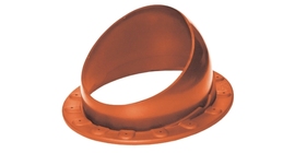 Проходной элемент Krovent Base-VT Seam 125/150 красно-коричневый