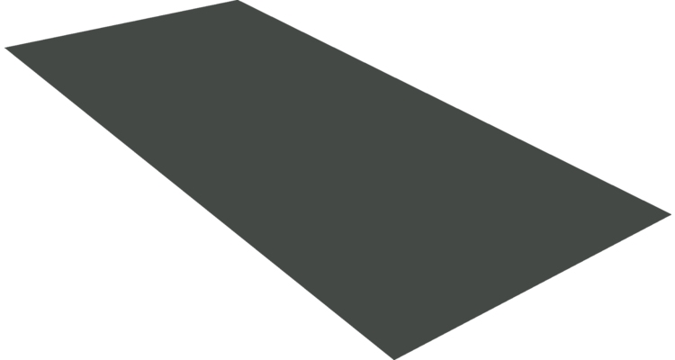 Плоский лист 0.45 PE-Double RAL 7016 антрацитово-серый