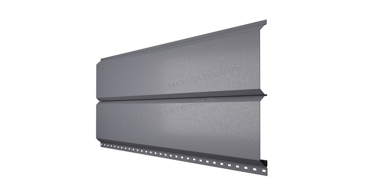 Сайдинг Металл Профиль Lбрус-15х240 (VALORI-20-Grey-0.5)