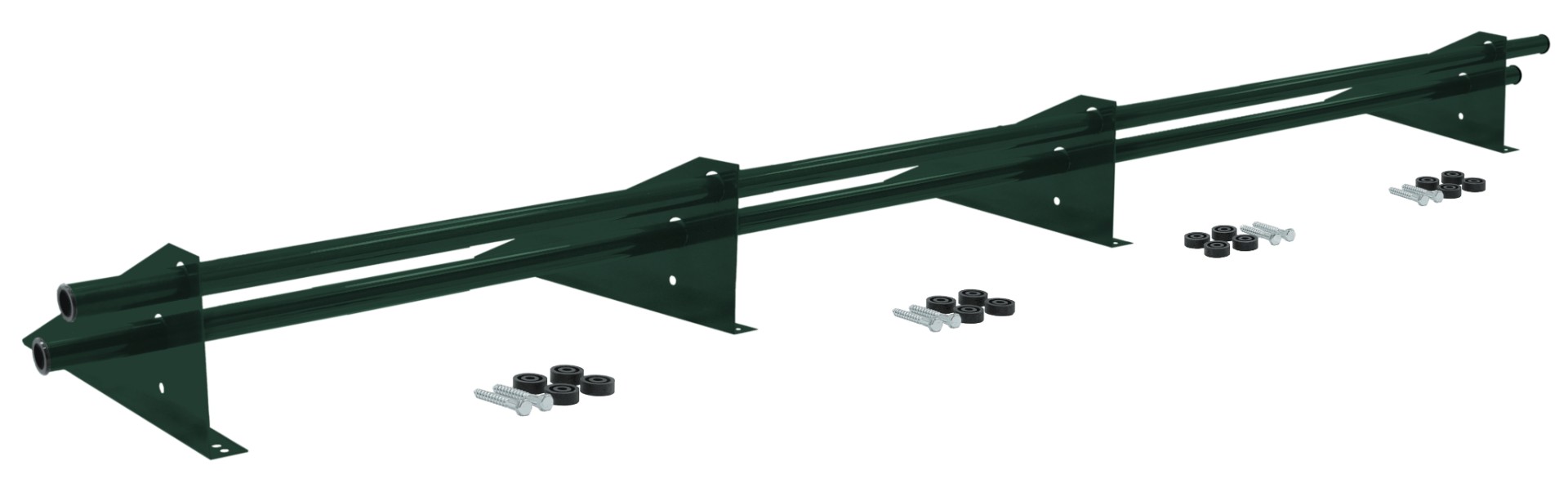 Снегозадержатель трубчатый универсальный Optima плюс RAL 6005 3м