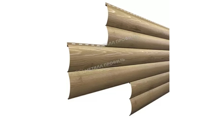 Сайдинг Металл Профиль Woodstock-Т-28х330 (ECOSTEEL_T-01-Сосна-0.5)
