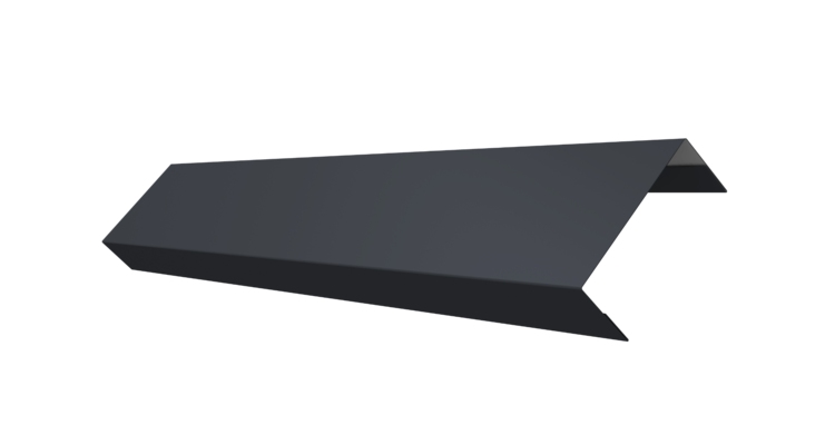 Ламель лицевая 50 забора жалюзи Texas 0.5 Drap TX RAL 7024 мокрый асфальт