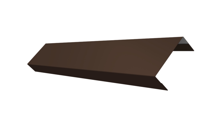 Ламель лицевая 50 забора жалюзи Texas 0.5 Satin Matt TX RAL 8017 шоколад