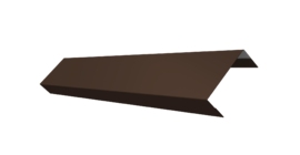 Ламель обратная 50 забора жалюзи Texas 0.45 PE-Double с пленкой RAL 8017 шоколад