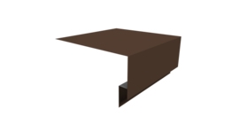 Планка околооконная сложная Экобрус Grand Line 200х75х25 0,45 Drap TR RAL 8017 шоколад (2м)