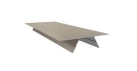 Планка стыковочная составная верхняя 0,45 Drap TX RAL 1015 светлая слоновая кость (3м)