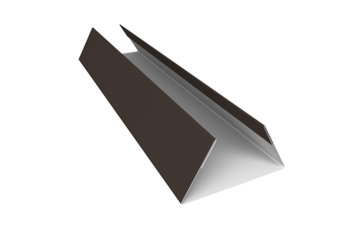Планка стыковочная составная нижняя 0,45 Drap TR RR 32 темно-коричневый (2м)