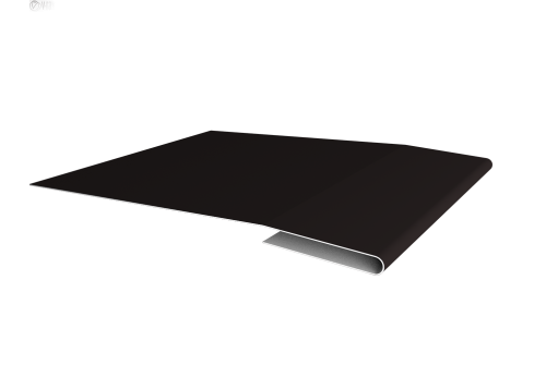 Планка начальная 0,45 Drap TX RAL 9005 черный (3м)