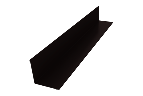 Угол внутренний 50х50 0,45 Drap TX RAL 9005 черный (2м)