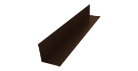 Угол внутренний 30х30 0,45 Drap RAL 8017 шоколад (2м)