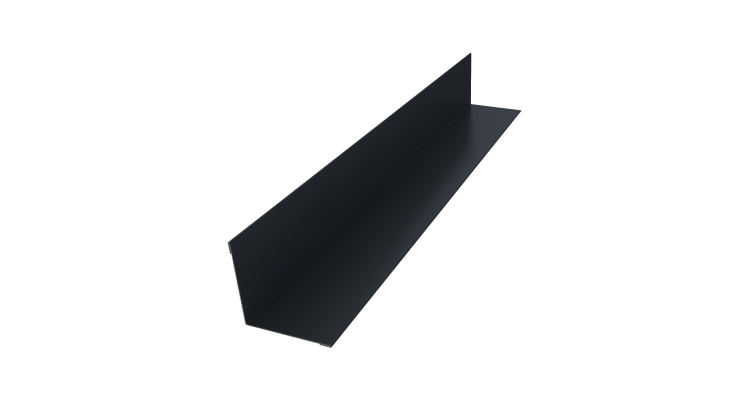 Угол внутренний 30х30 0,5 Satin с пленкой RAL 7024 мокрый асфальт (3м)