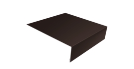 Планка лобовая/околооконная простая 190х50 0,5 Drap RR 32 темно-коричневый (3м)