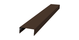 Крышка 30х15 жалюзи Texas 0,5 Drap TX RAL 8017 шоколад (3м)