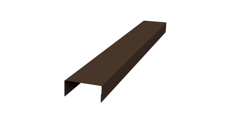 Крышка 30х20 жалюзи Texas 0,5 Satin RAL 8017 шоколад (3м)