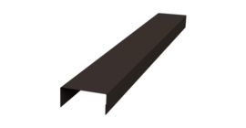 Крышка 45х20 жалюзи Texas 0,45 Drap TX RR 32 темно-коричневый (2,5м)