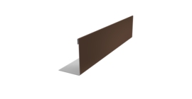 Нащельник 150 Texas 25х35 0,5 Drap RAL 8017 шоколад (L1,5)