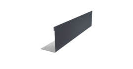 Нащельник 150 Texas 25х35 0,5 PurPro Matt 275 RAL 7024 мокрый асфальт (L1,8)