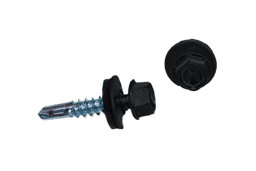 Саморез по металлу Daxmer 5,5х25 RAL 7016 (250) сверло №3