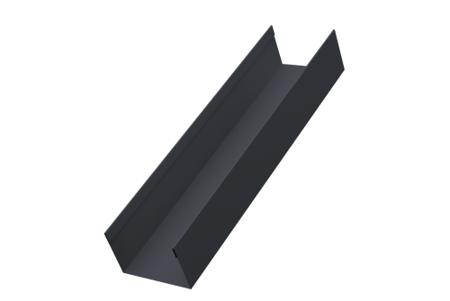 Стойка жалюзи Milan,Tokyo 0,45 Drap-double TX RAL 7024 мокрый асфальт (2,5м)