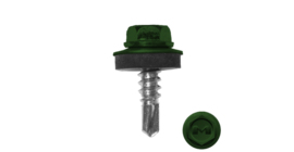 Саморез по металлу Daxmer 5,5х19 RAL 6002 (250) сверло №3